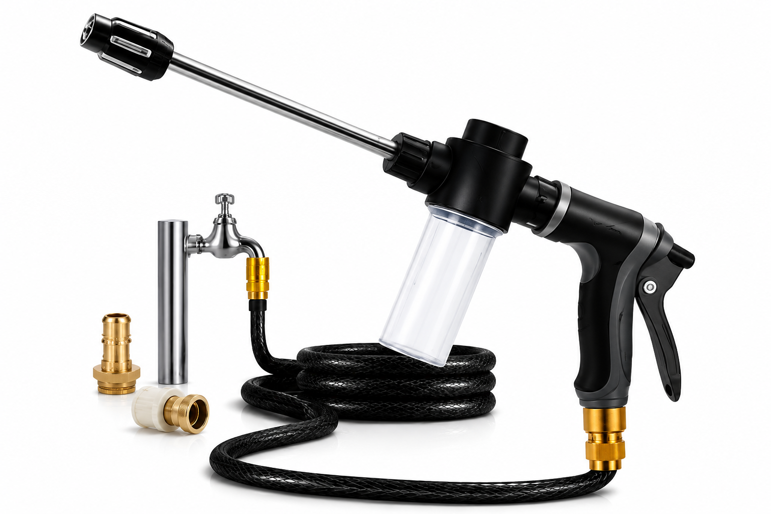 NatureHub™ High Pressure Power Washer Gun – Car & Garden Cleaning Nozzle