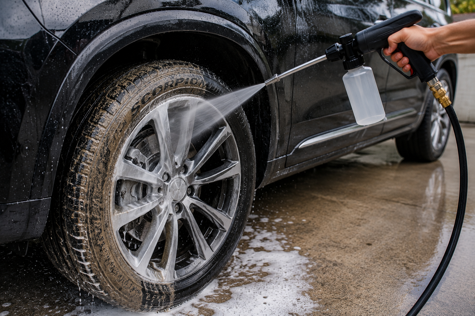 NatureHub™ High Pressure Power Washer Gun – Car & Garden Cleaning Nozzle