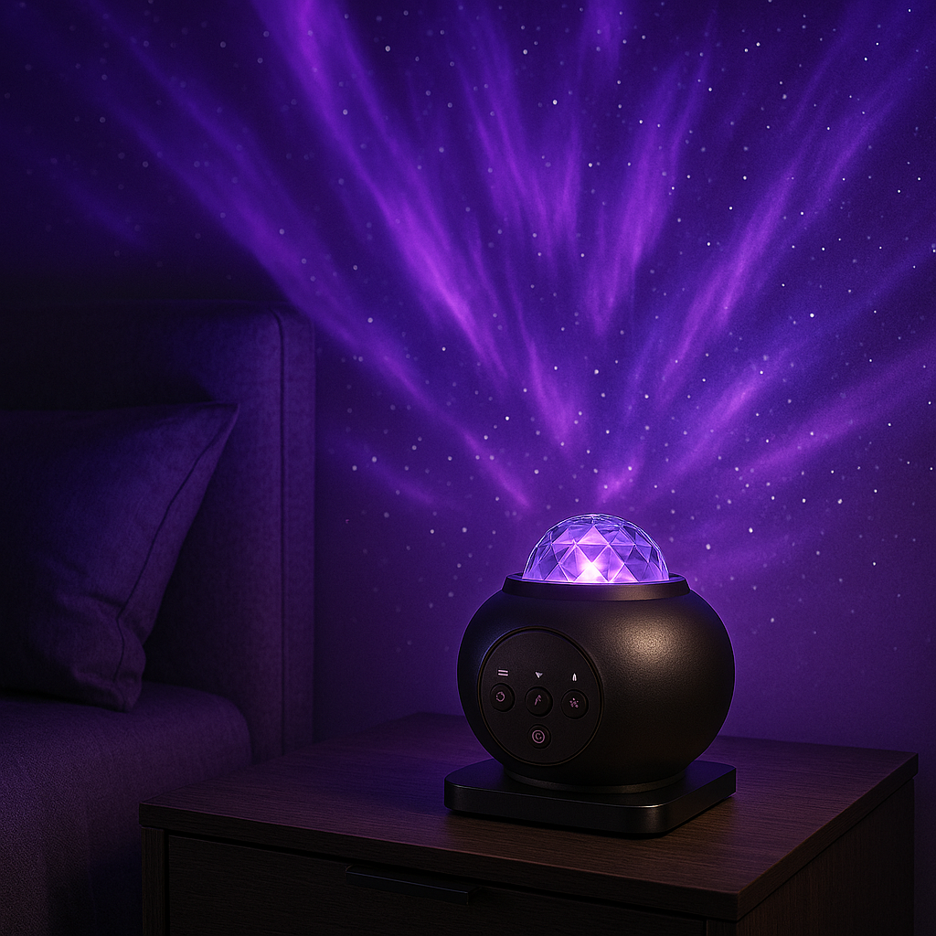 Galaxy Aurora Projector LED Night Light – USB Starry Sky Room Lamp